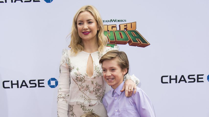 Kate Hudson mit ihren Söhnen Bingham und Ryder