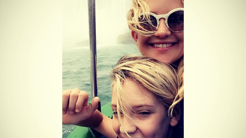 Kate Hudson mit Sohn Ryder bei den Niagarafällen