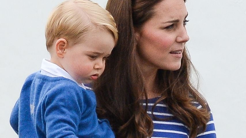 Prinz George und seine Mutter, Herzogin Kate