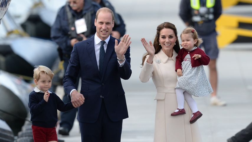 Prinz George, Prinz William, Herzogin Kate und Prinzessin Charlotte in Kanada