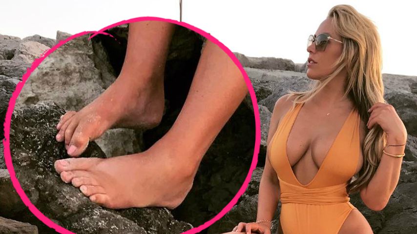 Nach Sophia Thomalla: UK-Star kassiert Hate für Finger-Füße!