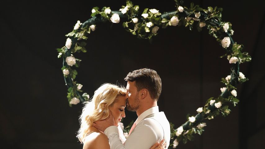Kathrin Menzinger und Heinrich Popow auf der "Let's Dance"-Bühne