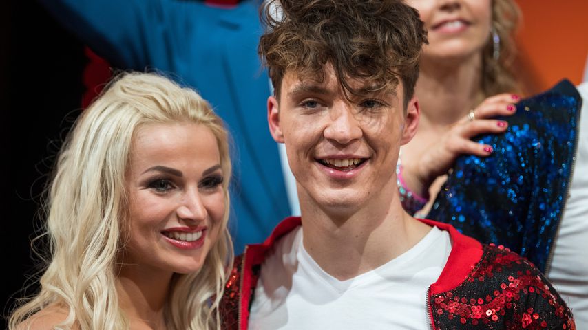 Katja Kalugina und Roman Lochmann bei der großen "Let's Dance"-Kennenlernshow