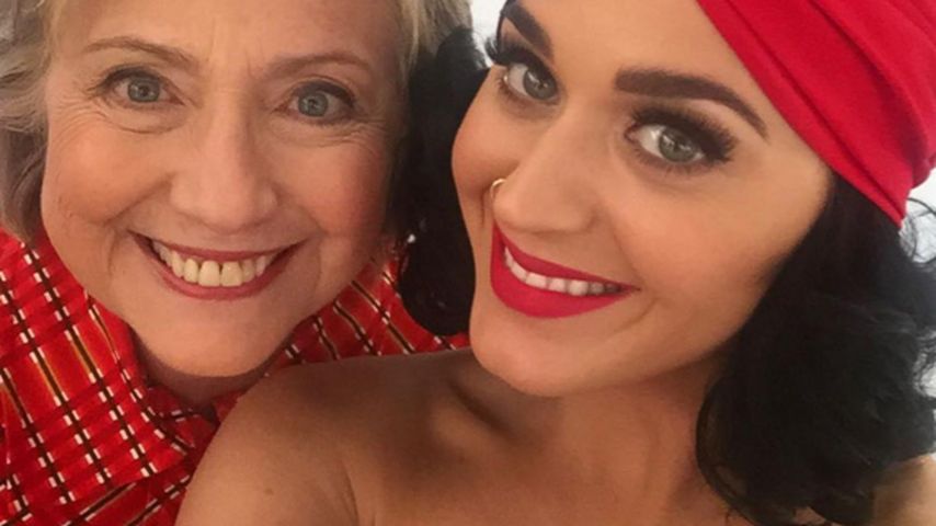 Katy Perry und Hillary Clinton