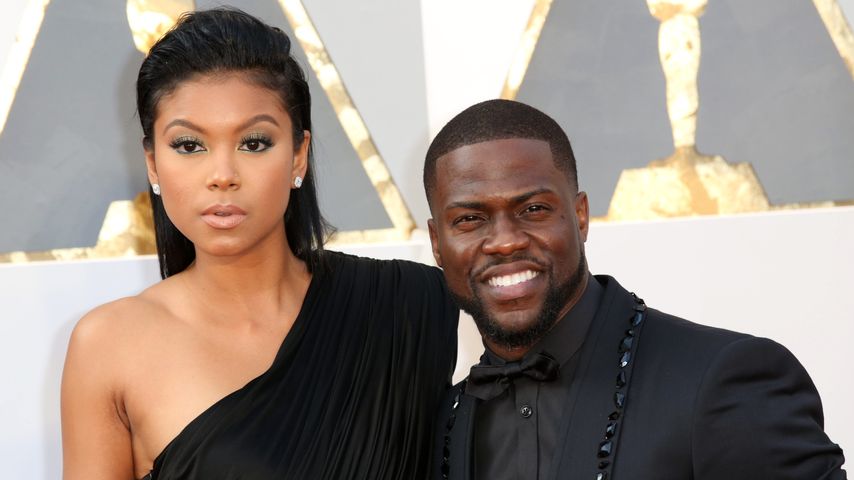 Kevin Hart und Eniko Parrish bei den Oscars 2016