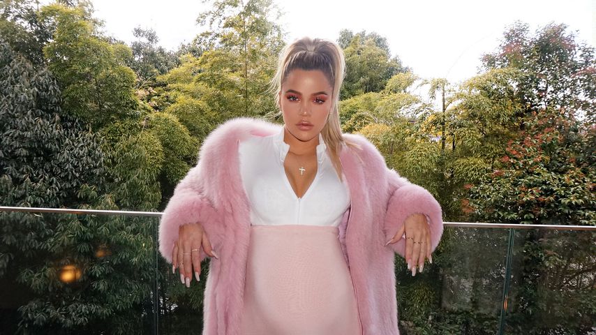 Khloe Kardashian im 8. Monat
