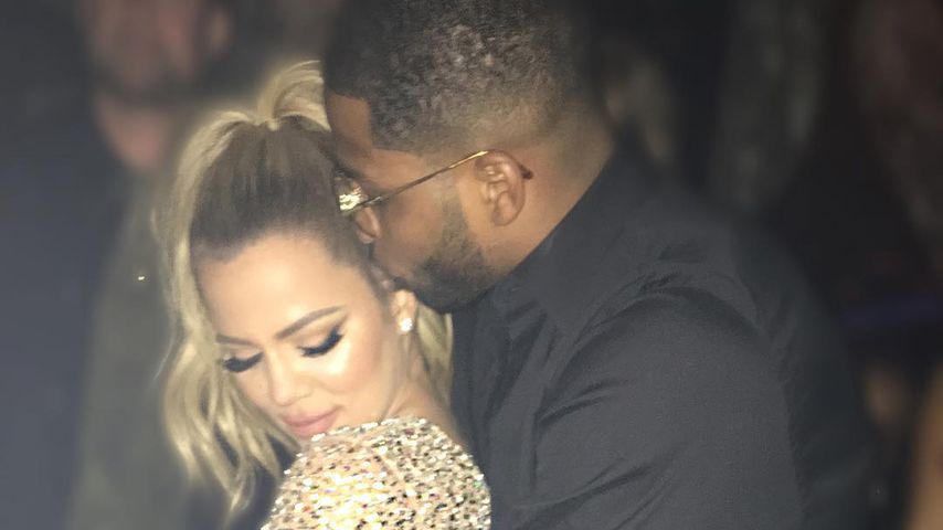 Khloe Kardashian und Tristan Thompson an Silvester