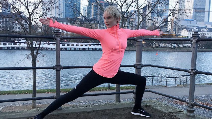 Kim Hnizdo beim Outdoor-Training