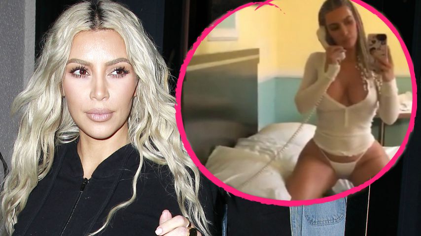 Heißes Bett-Häschen: Kim K. nach 3. Baby in sexy Topform