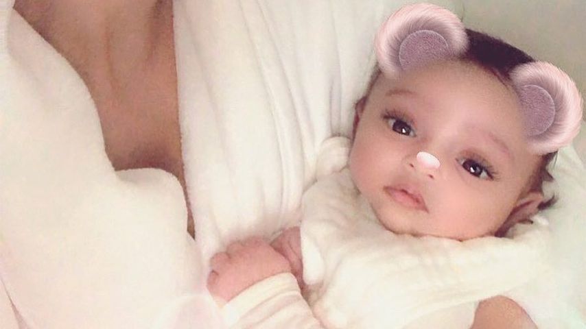 Kim Kardashian mit ihrer Tochter Chicago West