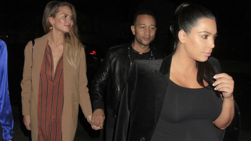 Kim Kardashian, Chrissy Teigen und John Legend