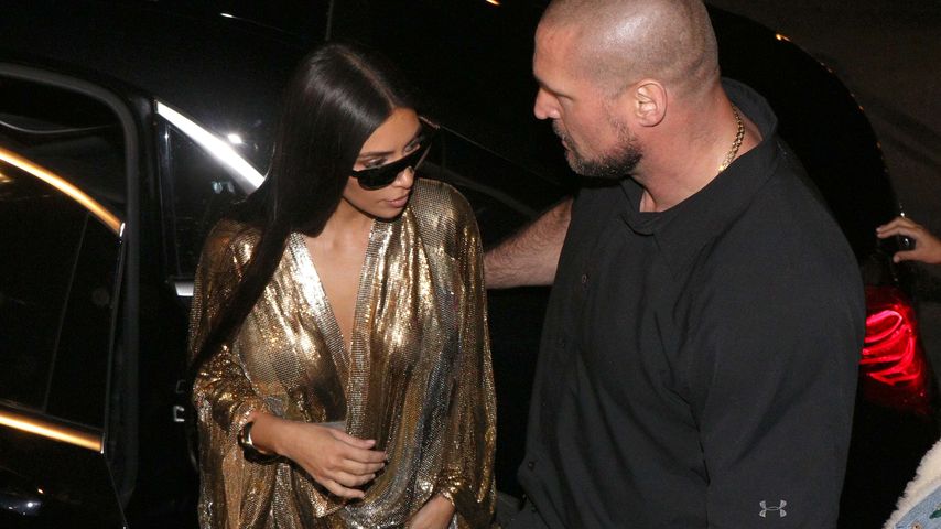Kim Kardashian und ihr Bodyguard Pascal Duvier