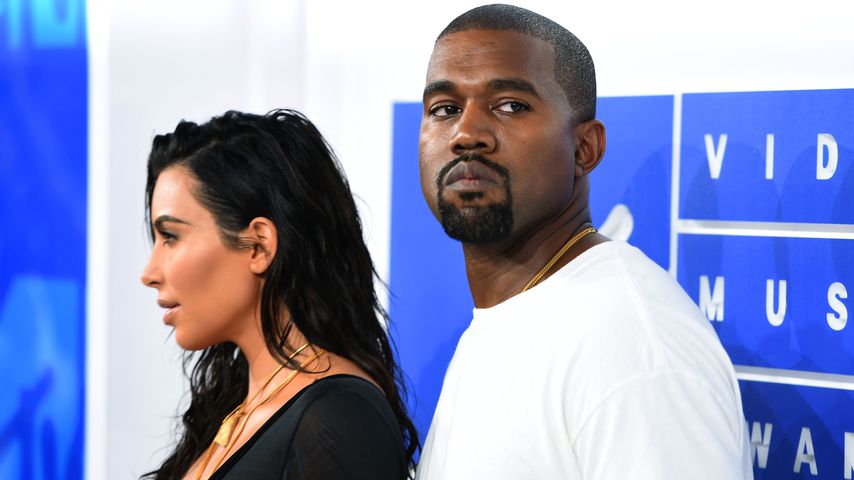 Kim Kardashian und Kanye West bei den MTV Video Music Awards 2016 in New York