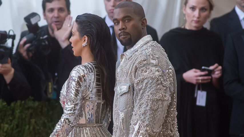 Kim Kardashian und Kanye West bei der Met-Gala in NYC