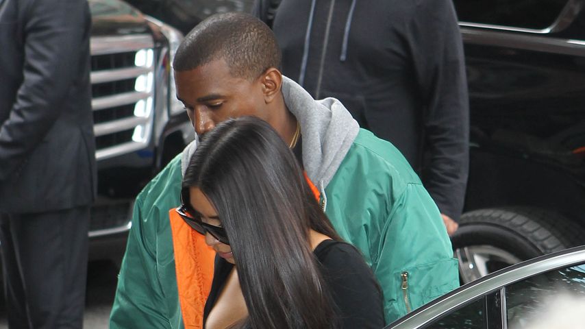 Kim Kardashian und Kanye West in New York