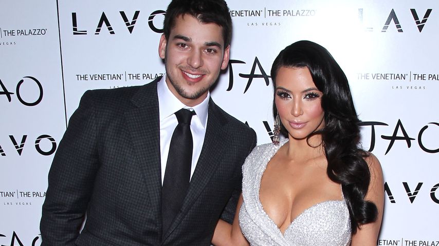 Kim Kardashian und Robert Kardashian