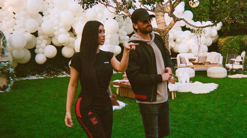 Kim Kardashian und Scott Disick