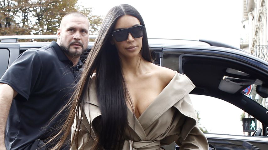 Kim Kardashian unterwegs in Paris