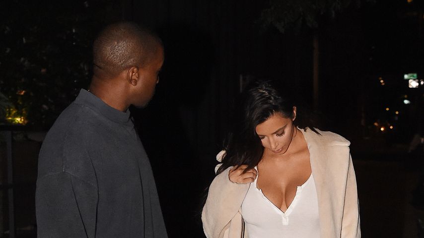 Kim Kardashian und Kanye West in New York