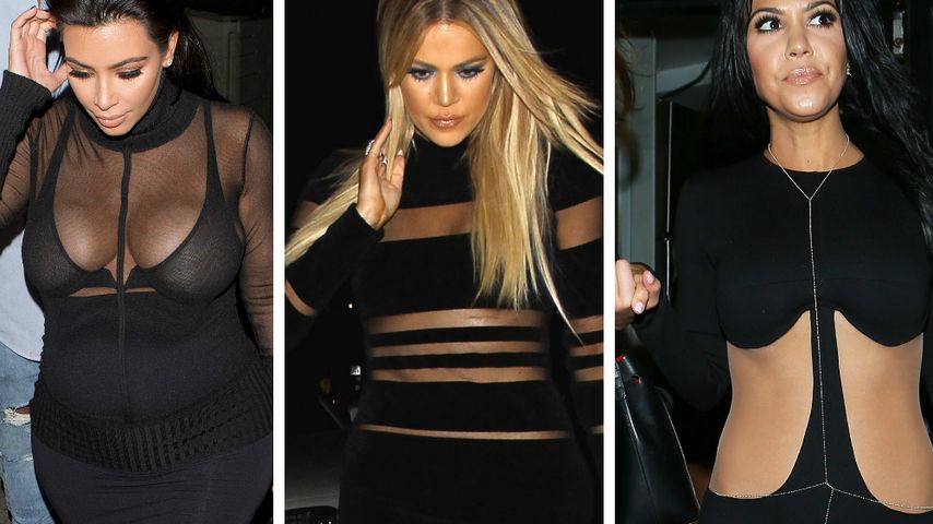 Khloe Kardashian, Kim Kardashian und Kourtney Kardashian