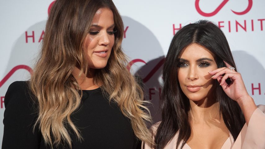 Khloe Kardashian und Kim Kardashian