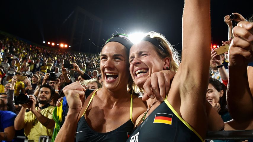 Kira Walkenhorst und Laura Ludwig bei den Olympischen Spielen in Rio