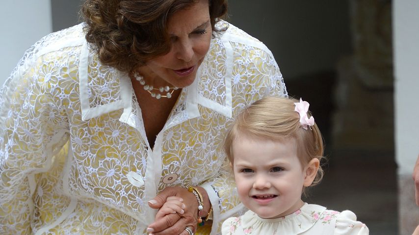 Prinzessin Estelle von Schweden und Königin Silvia von Schweden
