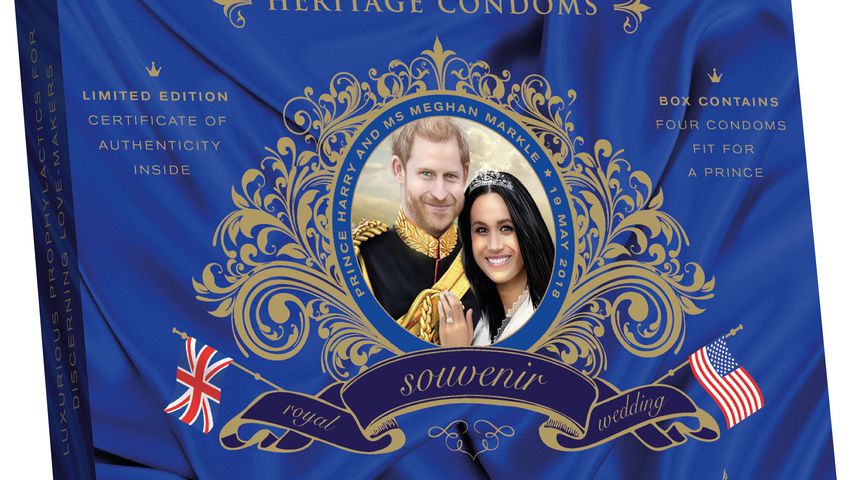 Kondome mit Prinz Harry- und Meghan Markle-Motiv