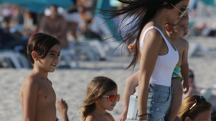 Kourtney Kardashian, Penelope Disick, Reign Disick und Mason Disick