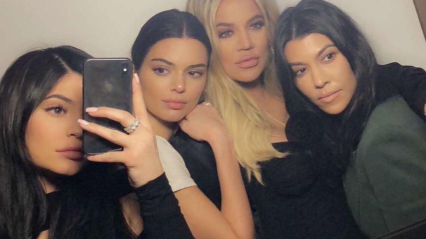 Kylie Jenner, Kendall Jenner, Khloe Kardashian und Kourtney Kardashian