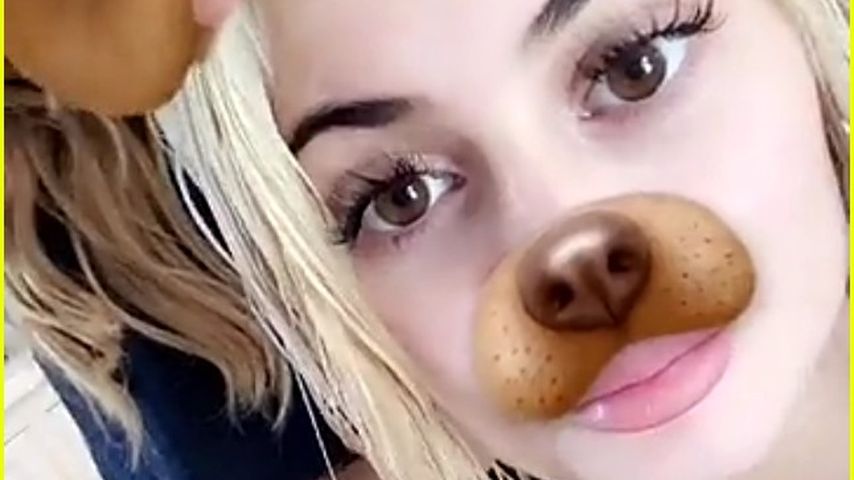 Kylie Jenner mit blonden Haaren