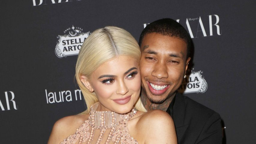 Kylie Jenner mit Tyga bei einer Party des Magazins "Harper Bazaar" in New York