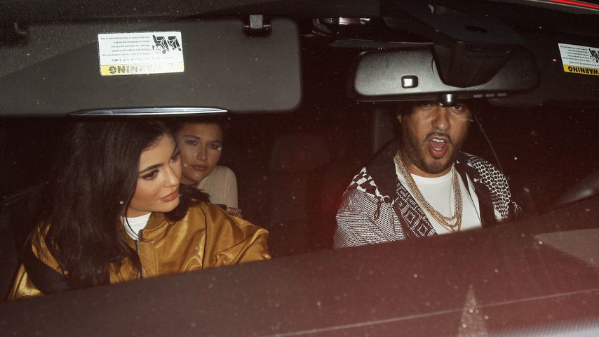 Kylie Jenner und French Montana sitzen im selben Auto