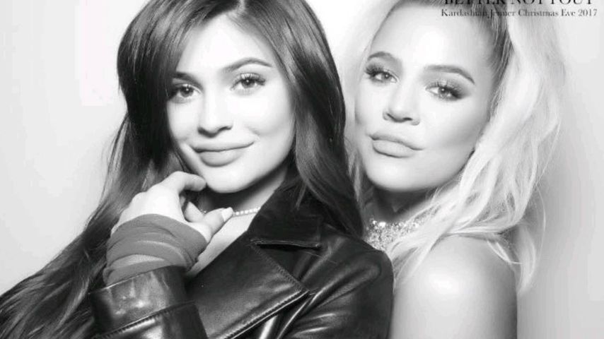 Kylie Jenner und ihre Halbschwester Khloe Kardashian an Weihnachten
