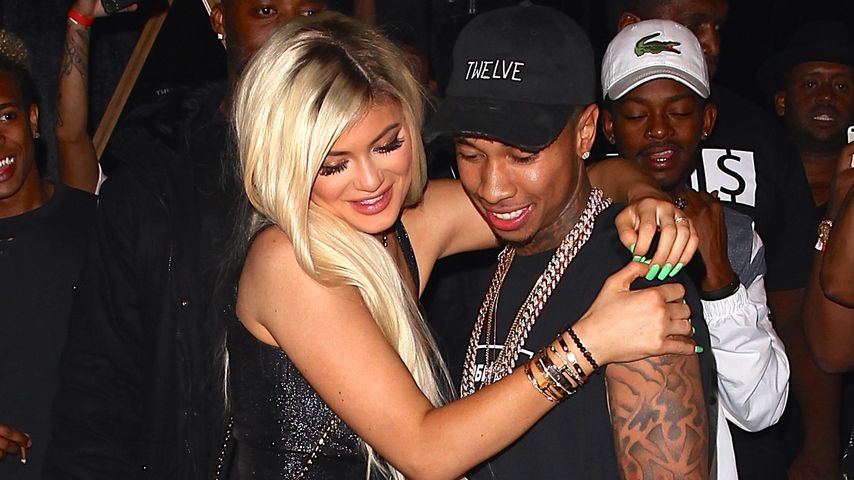 Kylie Jenner und Tyga auf einer Party
