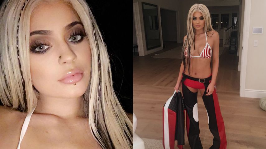 Kylie Jenner verkleidet als Christina Aguilera