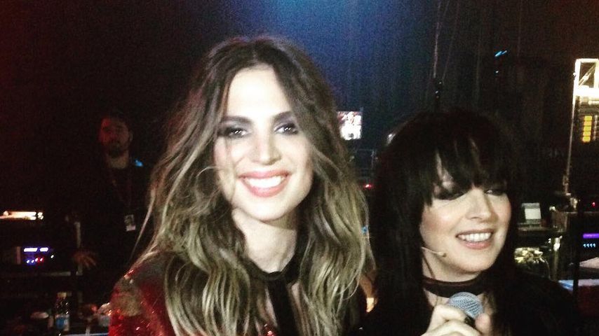 Larissa Kerner und Nena beim "The Voice Kids"-Finale