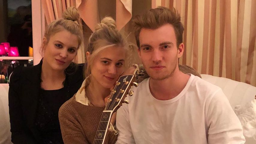 Larissa Marolt (Mitte) mit ihren Geschwistern Lisa-Marie und Maximilian Marolt