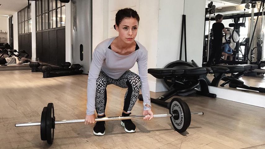 Lena Meyer-Landrut bei ihrem Workout
