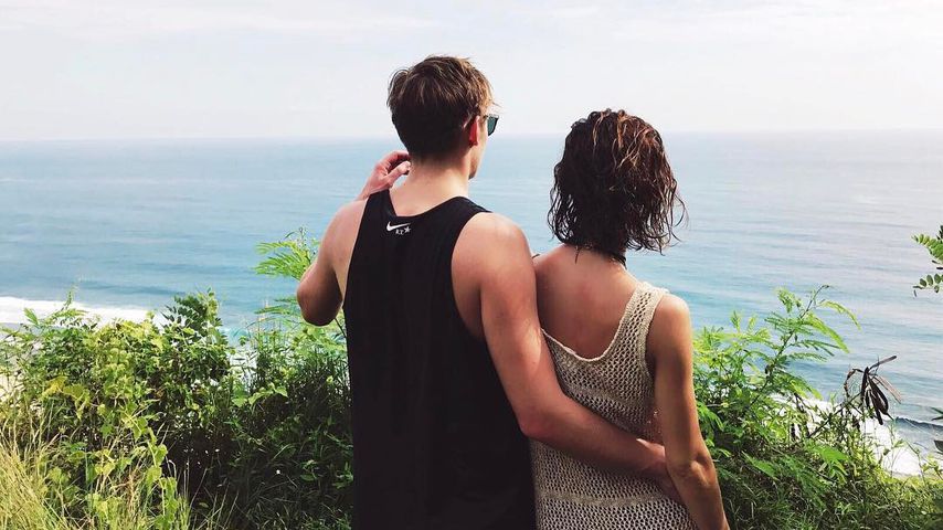Lena Meyer-Landrut mit Freund Max im Urlaub