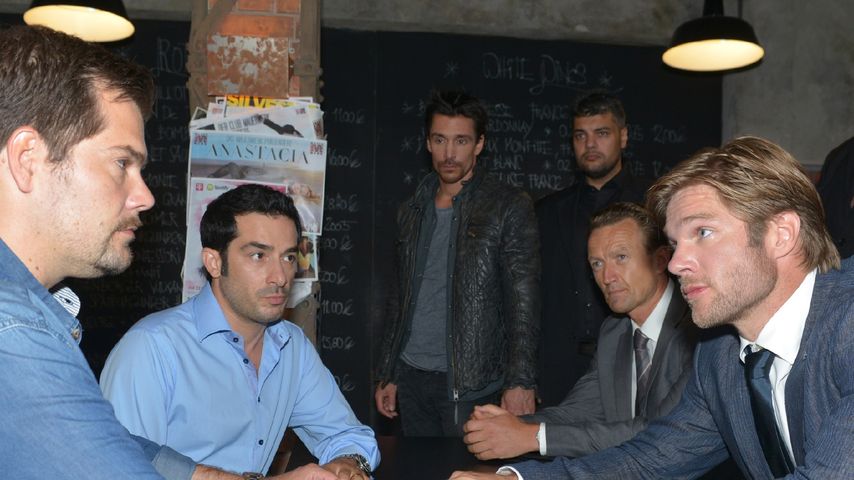 Tayfun Baydar, Daniel Fehlow und David Owe bei GZSZ