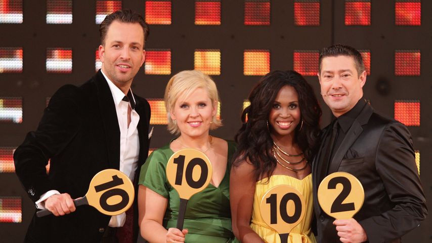 "Let's Dance"-Jury 2012: Roman Frieling, Maite Kelly, Motsi Mabuse und Joachim Llambi (v.l.)
