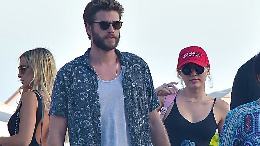 Liam Hemsworth und Miley Cyrus auf dem Weg zum Lunch in Los Angeles