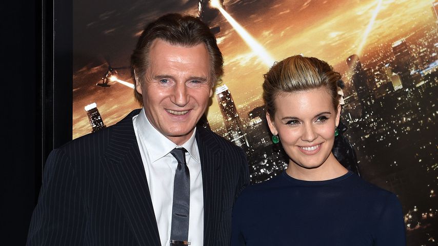 Liam Neeson und Maggie Grace