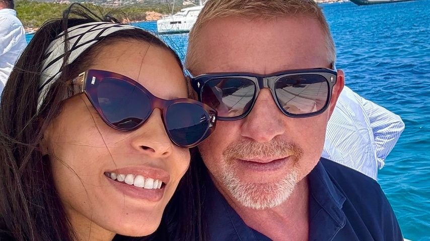 Süß: Boris Becker und schwangere Lilian strahlen in Italien
