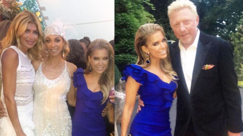 Lilly Becker, Sylvie Meis und Boris Becker bei Lillys 40. Geburtstag
