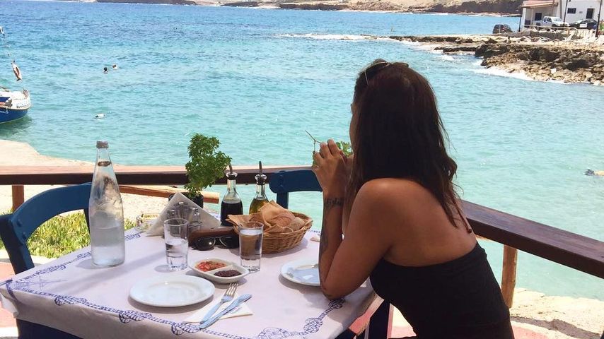 Lina Meyer im Griechenlandurlaub