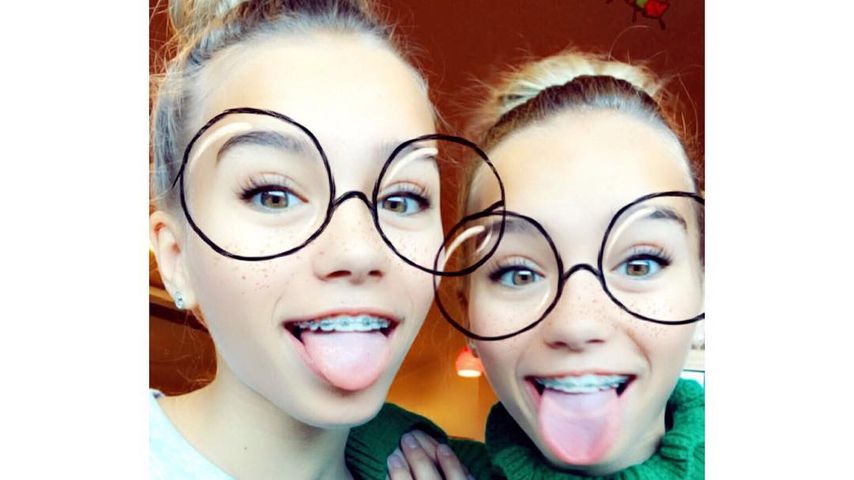 Lisa und Lena auf Snapchat