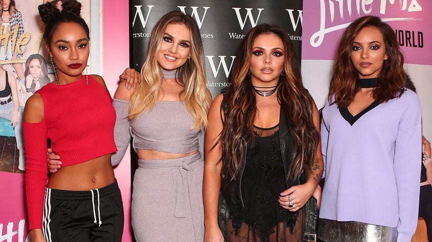 Leigh-Anne Pinnock, Perrie Edwards, Jesy Nelson und Jade Thirlwall im Oktober 2016 in London