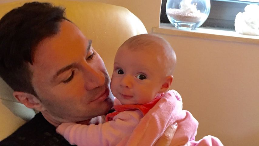 Lucas Cordalis mit Töchterchen Sophia